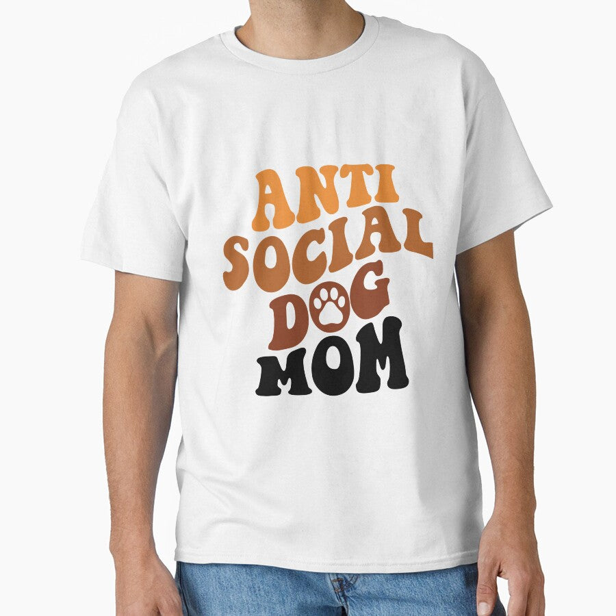 Antisocial dog mom Dog Mom Gifts for Women Anti Social Dog Mama Dog Lover shirt by Rabb-studio