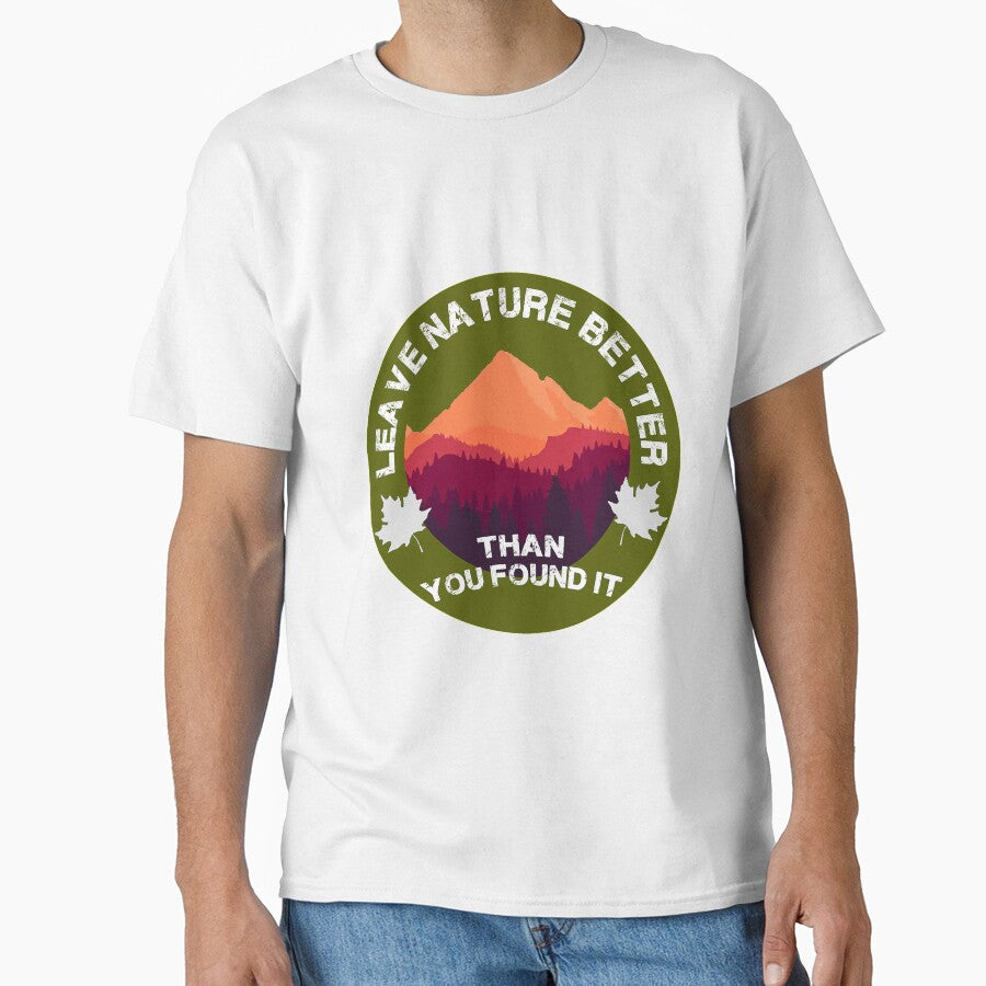 Leave No Trace Respect Shirt - Love Nature Shirt - Respect Nature t-shirt - Protect nature t shirt - Wilderness... (Image 1)
