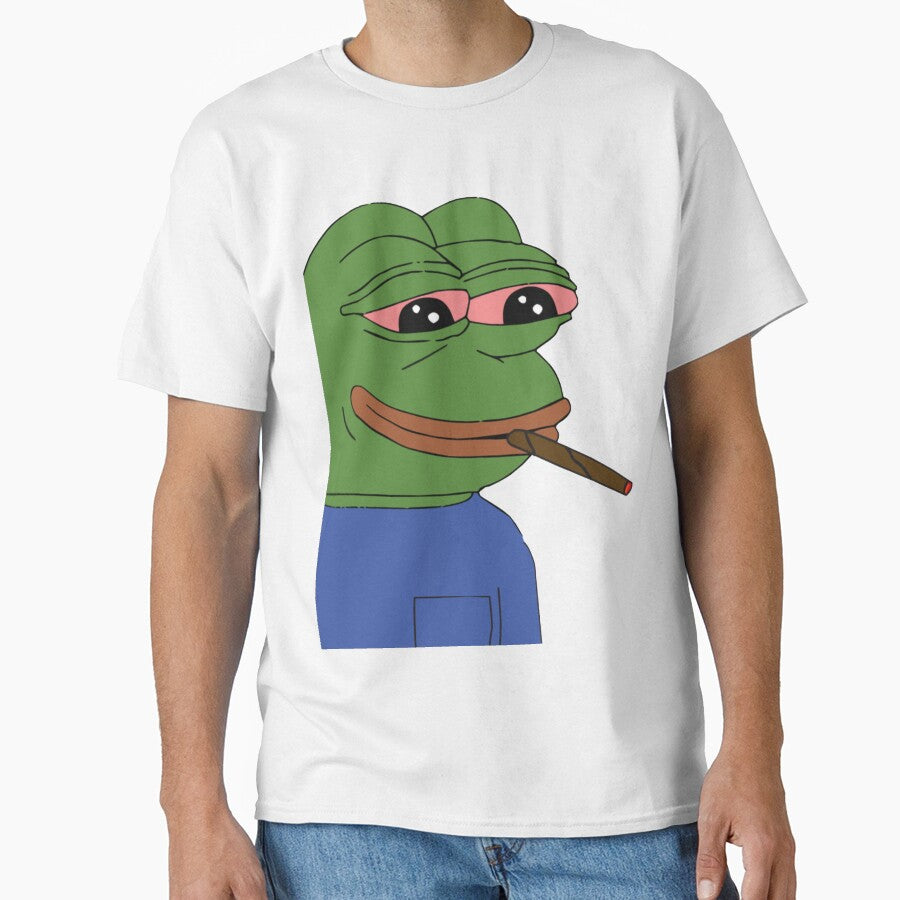 Smoking Pepe by Aiden93 T-Shirts, Hoodie, Sweatshirt | BlankRebels.com (Image 1)