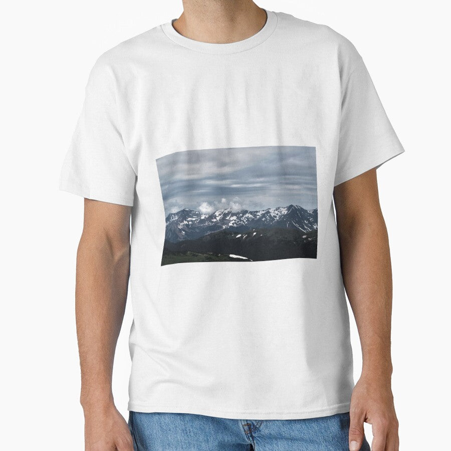 Cloudy Mountain by Madison Foeller T-Shirts, Hoodie, Sweatshirt | BlankRebels.com (Image 1)