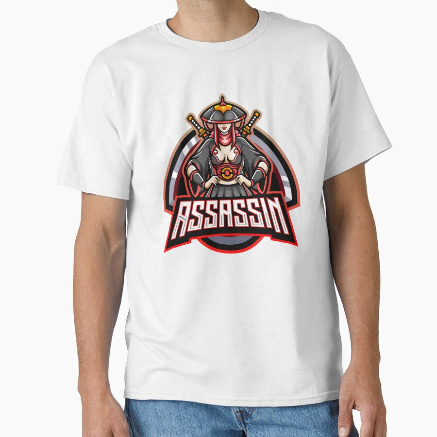 Assassin Gamer Girl by Emil1993 T-Shirts, Hoodie, Sweatshirt | BlankRebels.com (Image 1)
