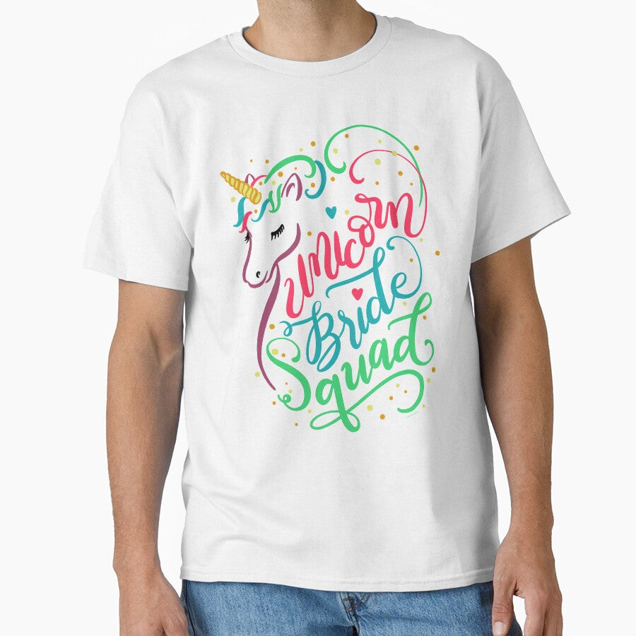 Unicorn Bride Squad Matching by DoubleBrush T-Shirts, Hoodie, Sweatshirt | BlankRebels.com (Image 1)