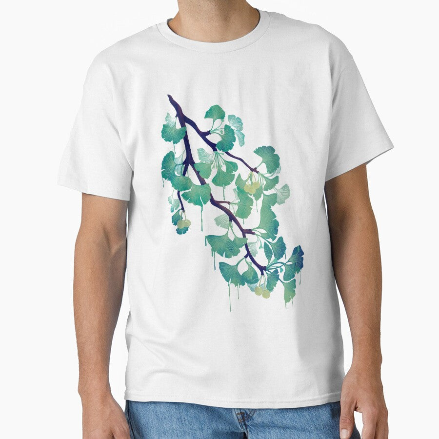 O Ginkgo (in Green) by littleclyde T-Shirts, Hoodie, Sweatshirt | BlankRebels.com (Image 1)