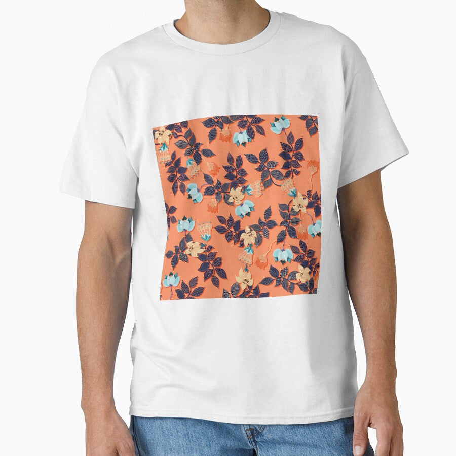 Embroidery Lotus Floral by Rosie Oliveira T-Shirts, Hoodie, Sweatshirt | BlankRebels.com (Image 1)