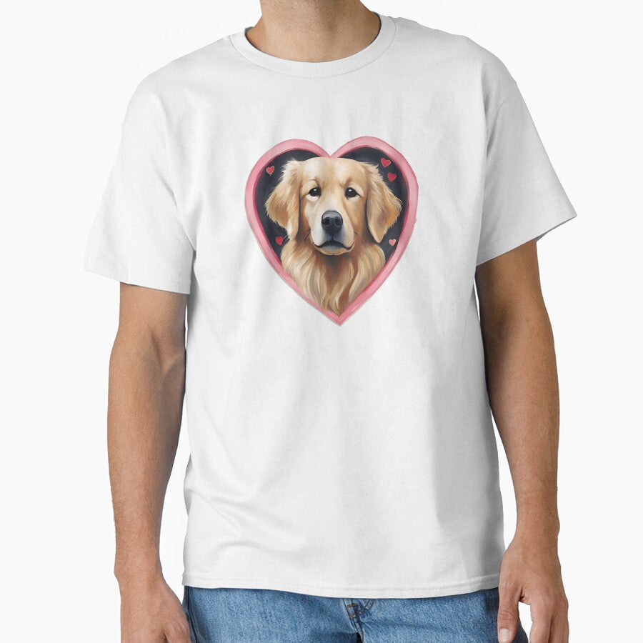 Love Golden Retriever Dog by PetArt  ⭐⭐⭐⭐⭐ T-Shirts, Hoodie, Sweatshirt | BlankRebels.com (Image 1)