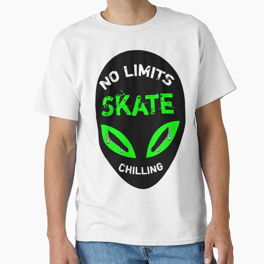 Skate Park No Limits - Skateboard No limits Shirt - skateboard apparel - Best Skateboard  Apparel (Image 1)