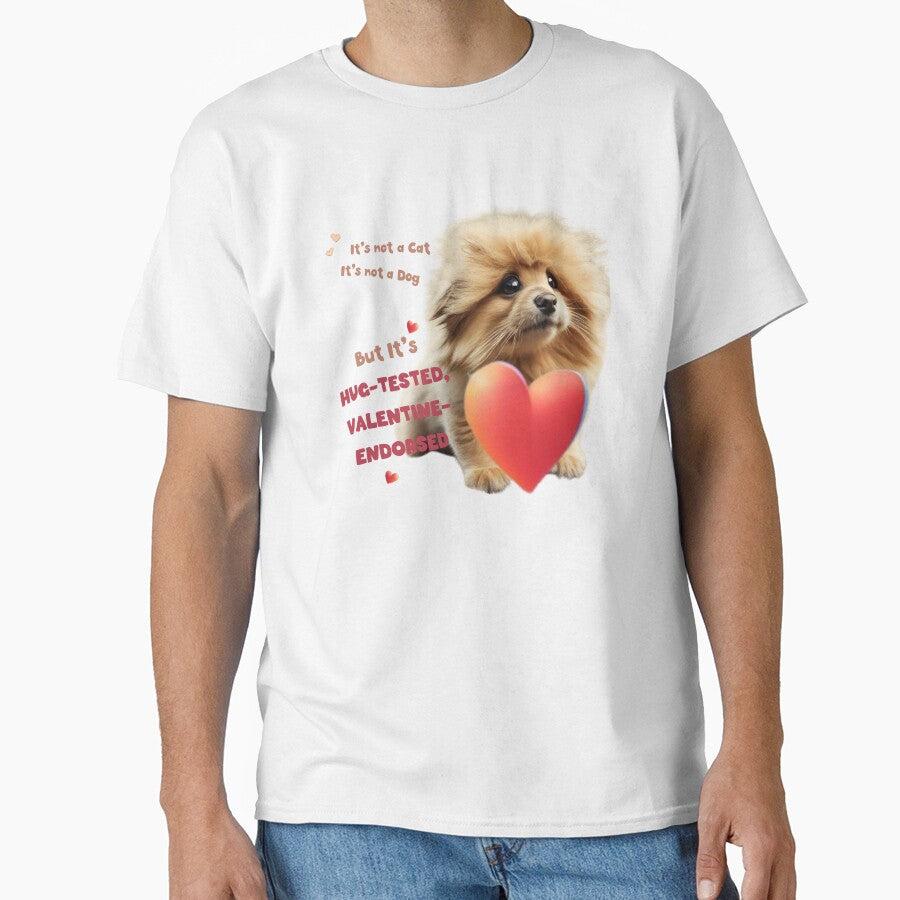 For Valentine Cat Funny For Valentine Dog Funny For Lovely Valentine by MatthewViews T-Shirts, Hoodie, Sweatshirt (Image 1)