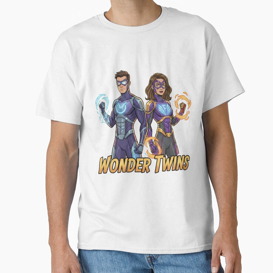 Wonder Twins: Superhero Cartoon T-Shirts, Hoodie, Sweatshirt