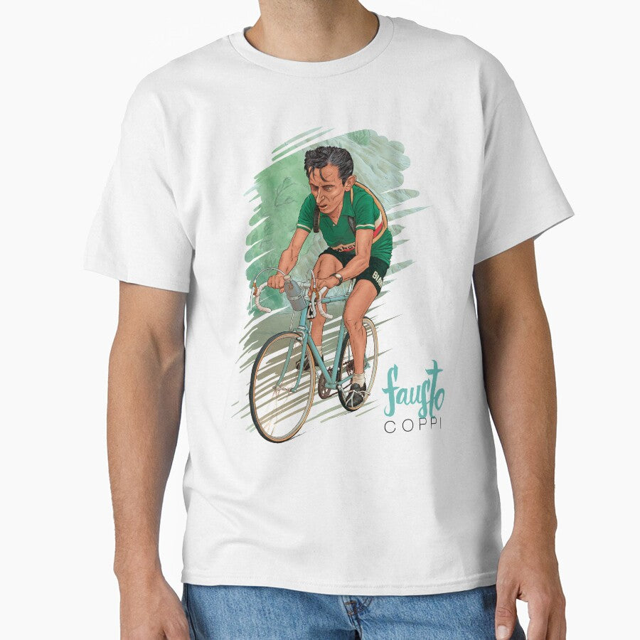 Fausto 'il Campionissimo' Coppi by cycling-legends T-Shirts, Hoodie, Sweatshirt | BlankRebels.com (Image 1)