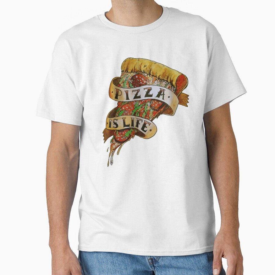 Pizza is Life by Travis Scotti T-Shirts, Hoodie, Sweatshirt | BlankRebels.com (Image 1)