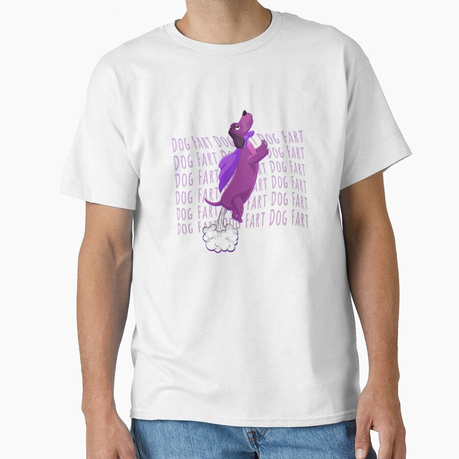 cute cartoon dog fart design by AnsykD T-Shirts, Hoodie, Sweatshirt | BlankRebels.com (Image 1)