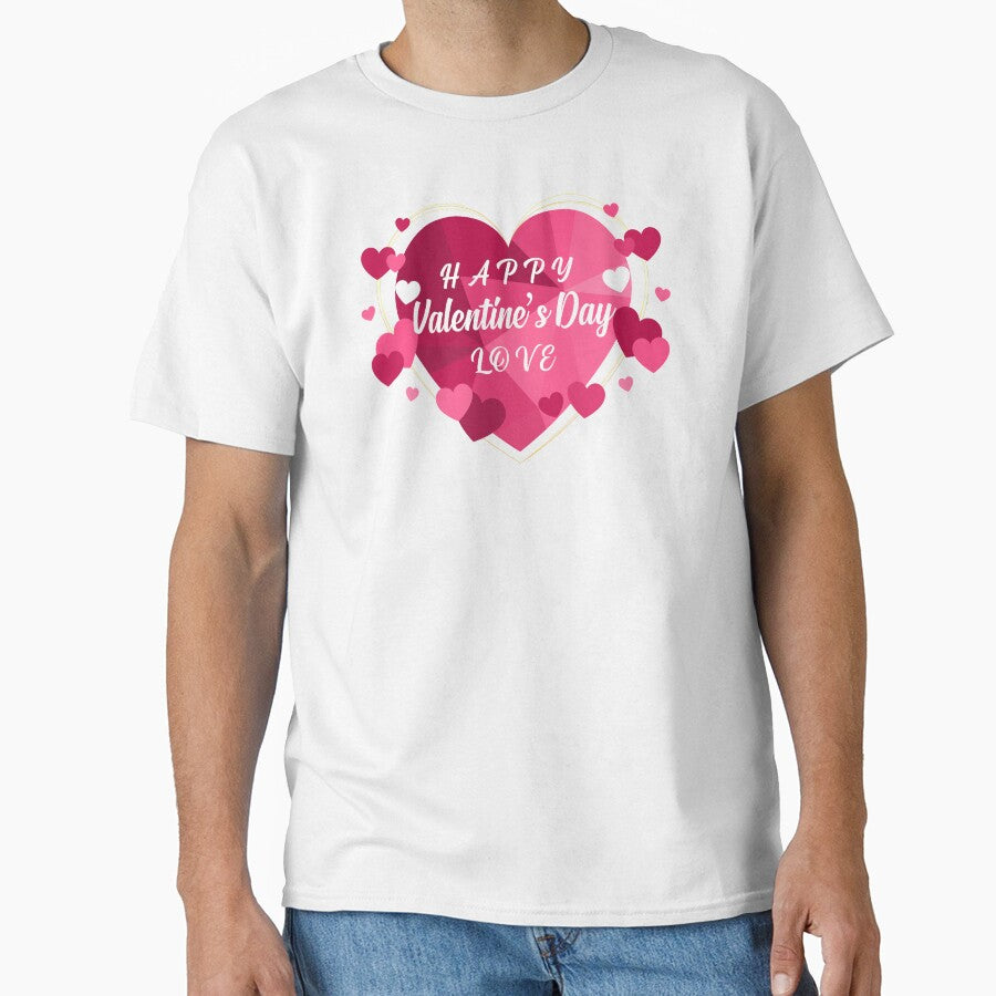 happy valentine day love design love tshirts love and heart design by tshirtsdesign9 Hoodie, Sweatshirt (Image 1)