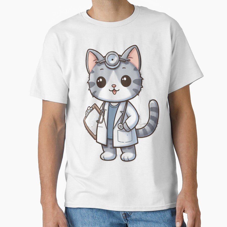 Doctor cat by Jalin . T-Shirts, Hoodie, Sweatshirt | BlankRebels.com (Image 1)