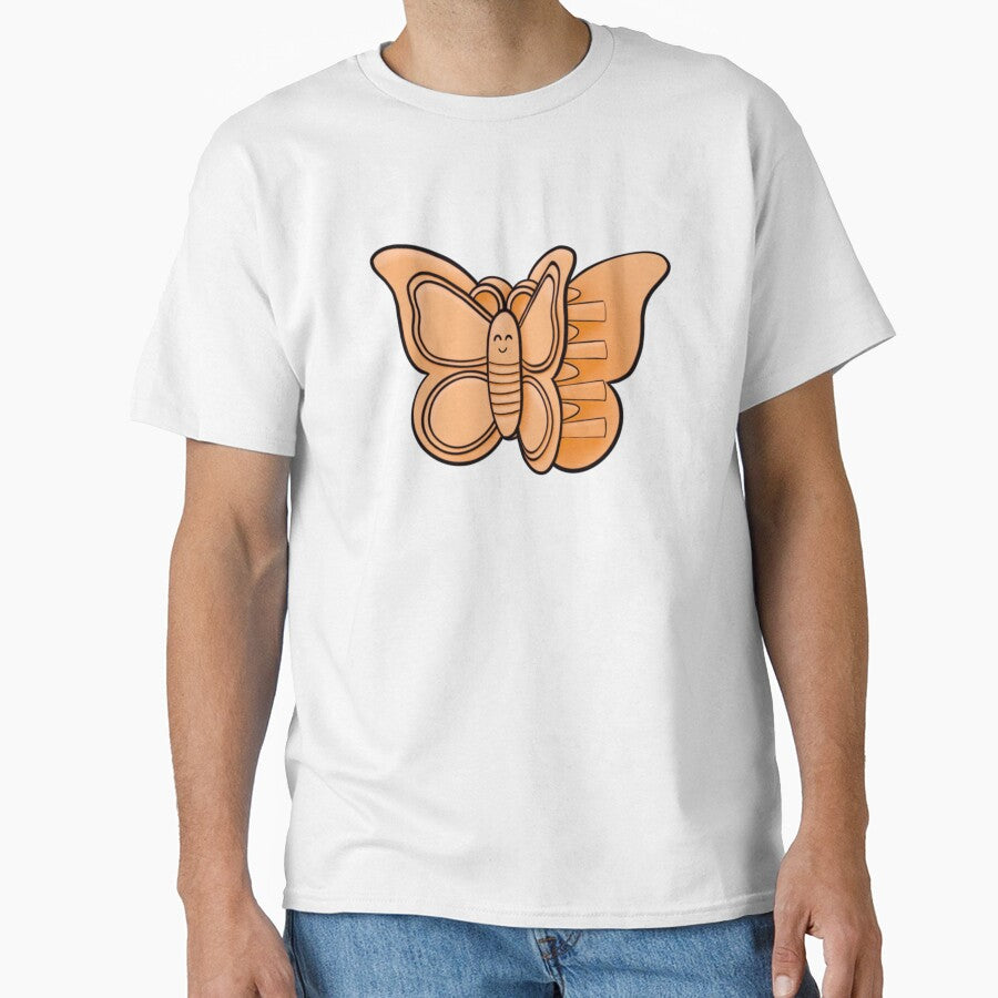 Cute Orange Butterfly Clip by AestheticAnnette T-Shirts, Hoodie, Sweatshirt | BlankRebels.com (Image 1)