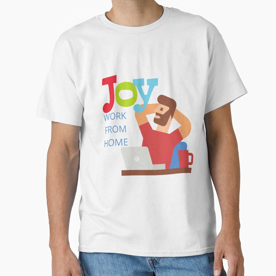 JOY WORK FROM HOME by OMdesign10 T-Shirts, Hoodie, Sweatshirt | BlankRebels.com (Image 1)