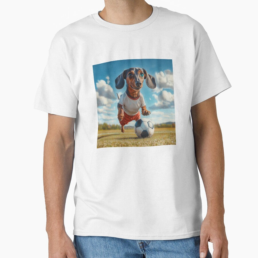 Soccer dachshund by Wagging-Tales