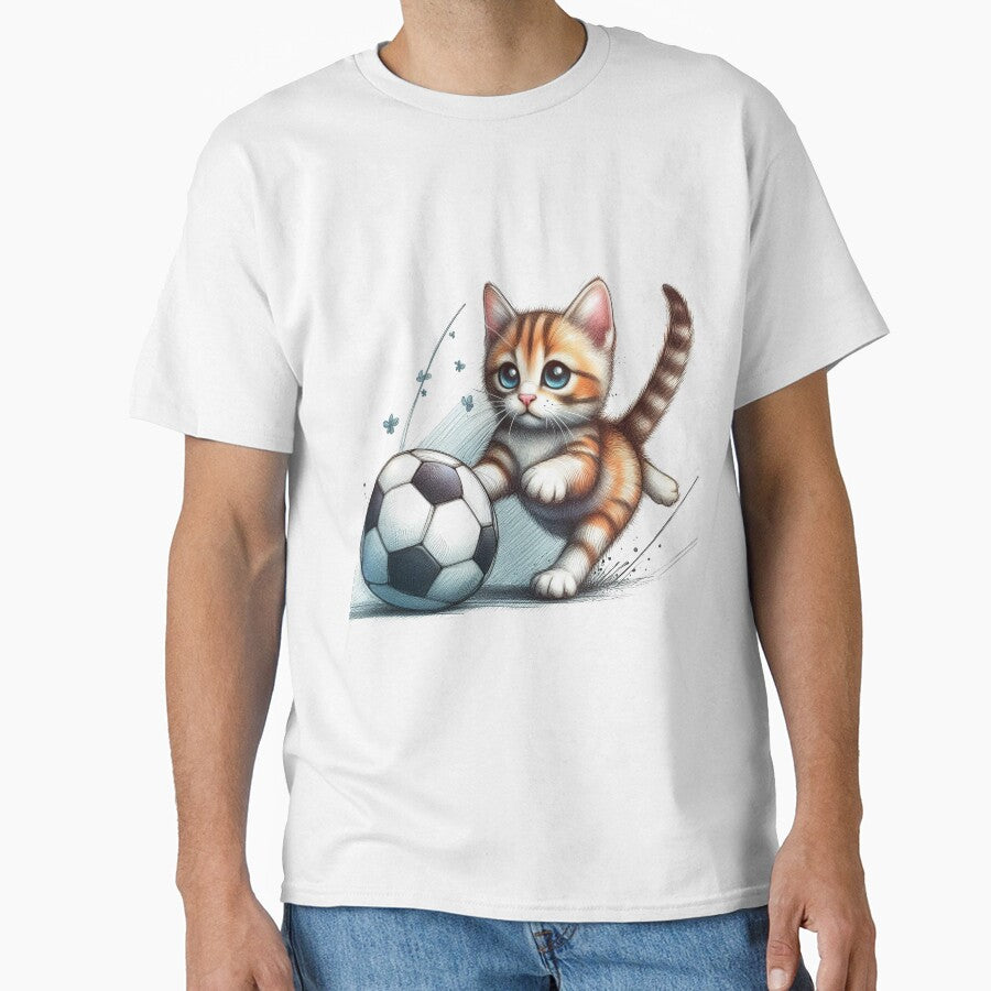 Football and Cat by VANWANSHOP
