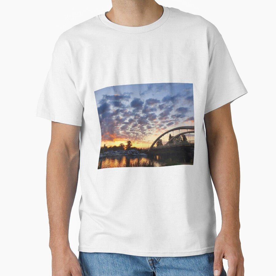 Sunset Over The Thames by MarkGoughImages T-Shirts, Hoodie, Sweatshirt | BlankRebels.com (Image 1)