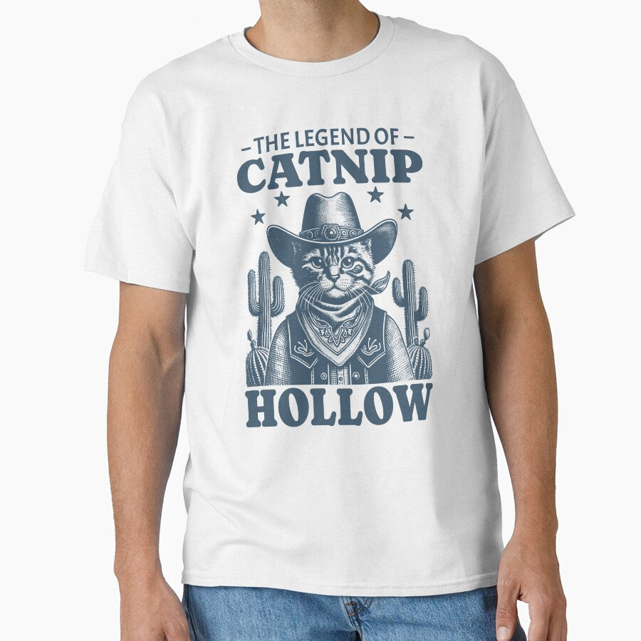 The Legend Of Catnip Hollow Western Cat Cowboy by MaxOutDesign T-Shirts, Hoodie, Sweatshirt | BlankRebels.com (Image 1)