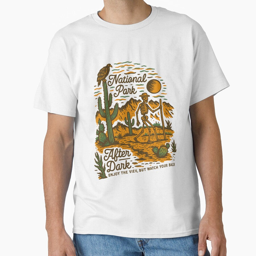 National Park After Dark Romantic Wilderness Journey by SkeletonsDanger T-Shirts, Hoodie, Sweatshirt (Image 1)