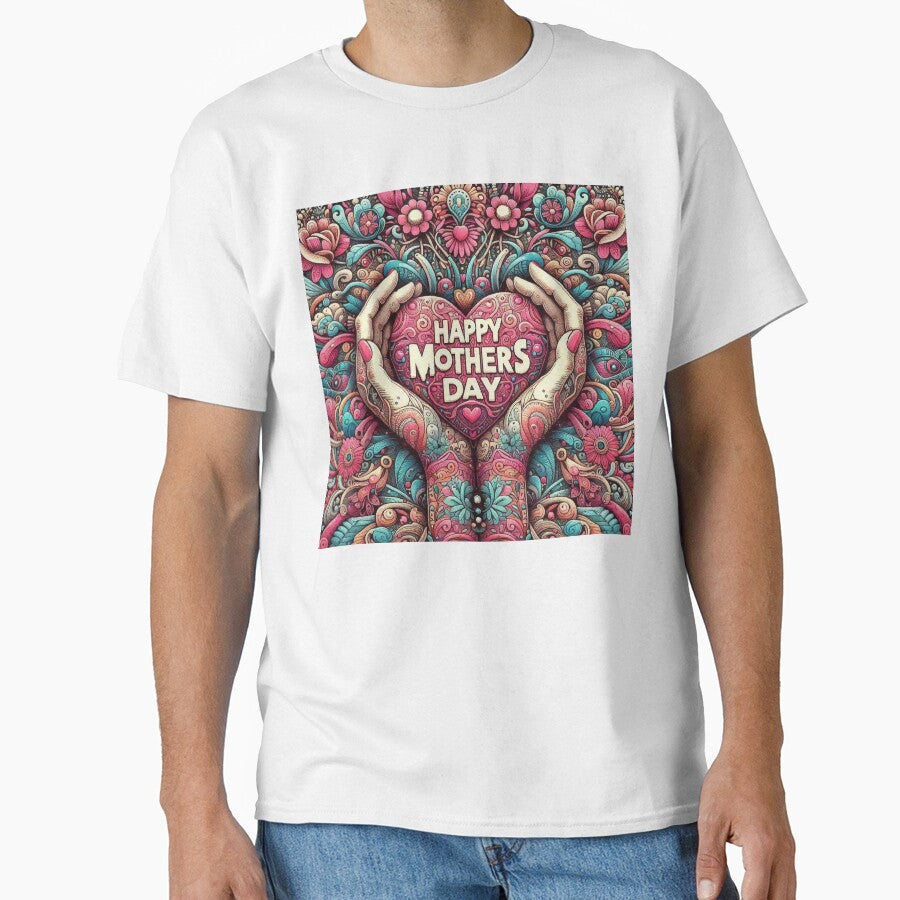 Happy Mothers Day Heart by Illuministique T-Shirts, Hoodie, Sweatshirt | BlankRebels.com (Image 1)