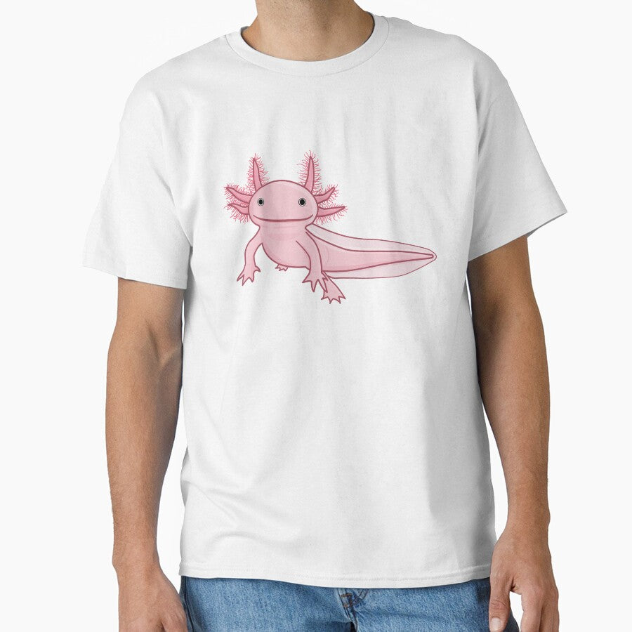 Cute Axolotl Smiling by ShexxarDesigns T-Shirts, Hoodie, Sweatshirt | BlankRebels.com (Image 1)