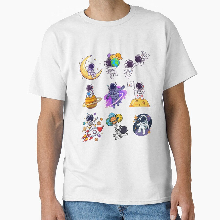 Cute Astronauts Space T-Shirts, Hoodie, Sweatshirt