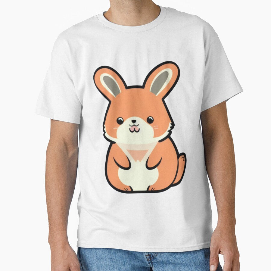 Super Cute Kawaii Brown Bunny Print by ArtofMac