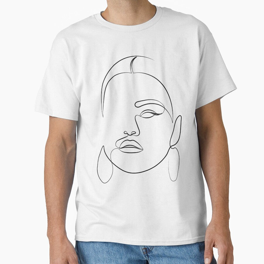 Big Dreams Require Big Earnings | One Line Drawing | One Line Art by One-Line-Artist T-Shirts, Hoodie, Sweatshirt (Image 1)
