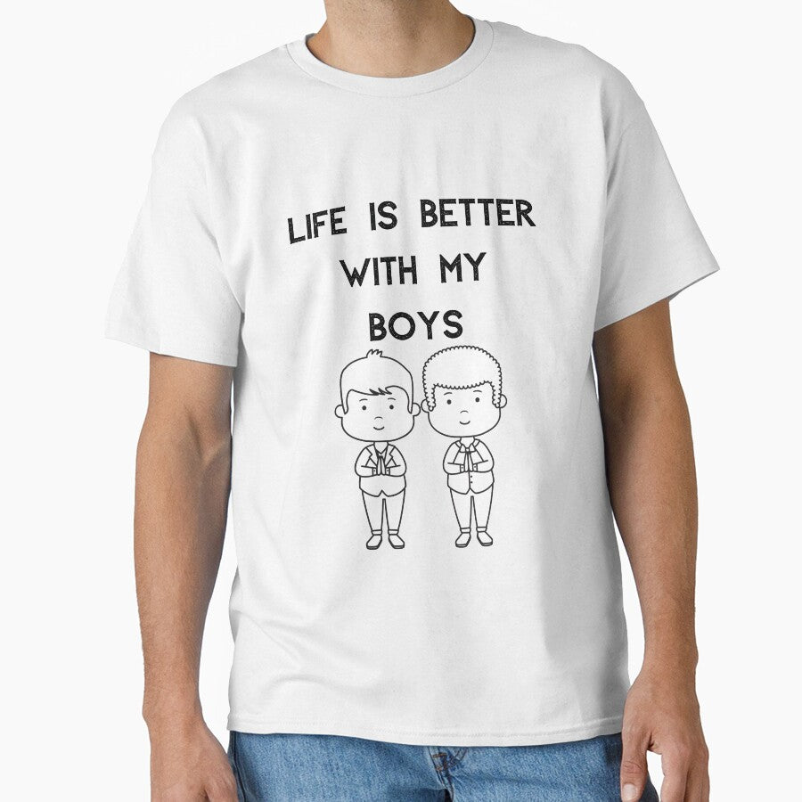 Life is better with my Boys  T-shirt classique by lhousshop Hoodie, Sweatshirt | BlankRebels.com (Image 1)