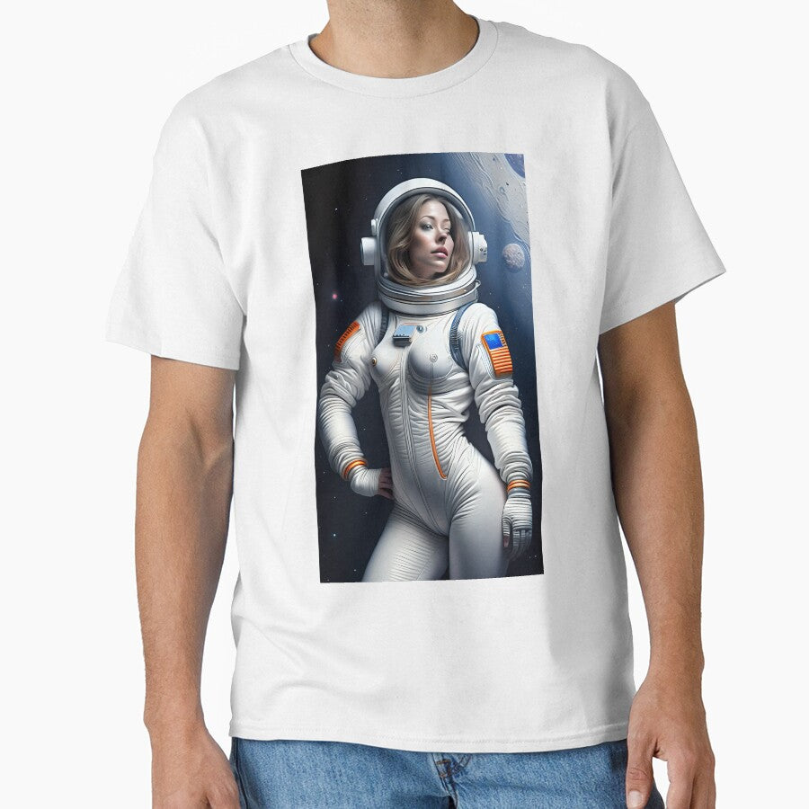 Women in Space Suit by thechasbowie T-Shirts, Hoodie, Sweatshirt | BlankRebels.com (Image 1)