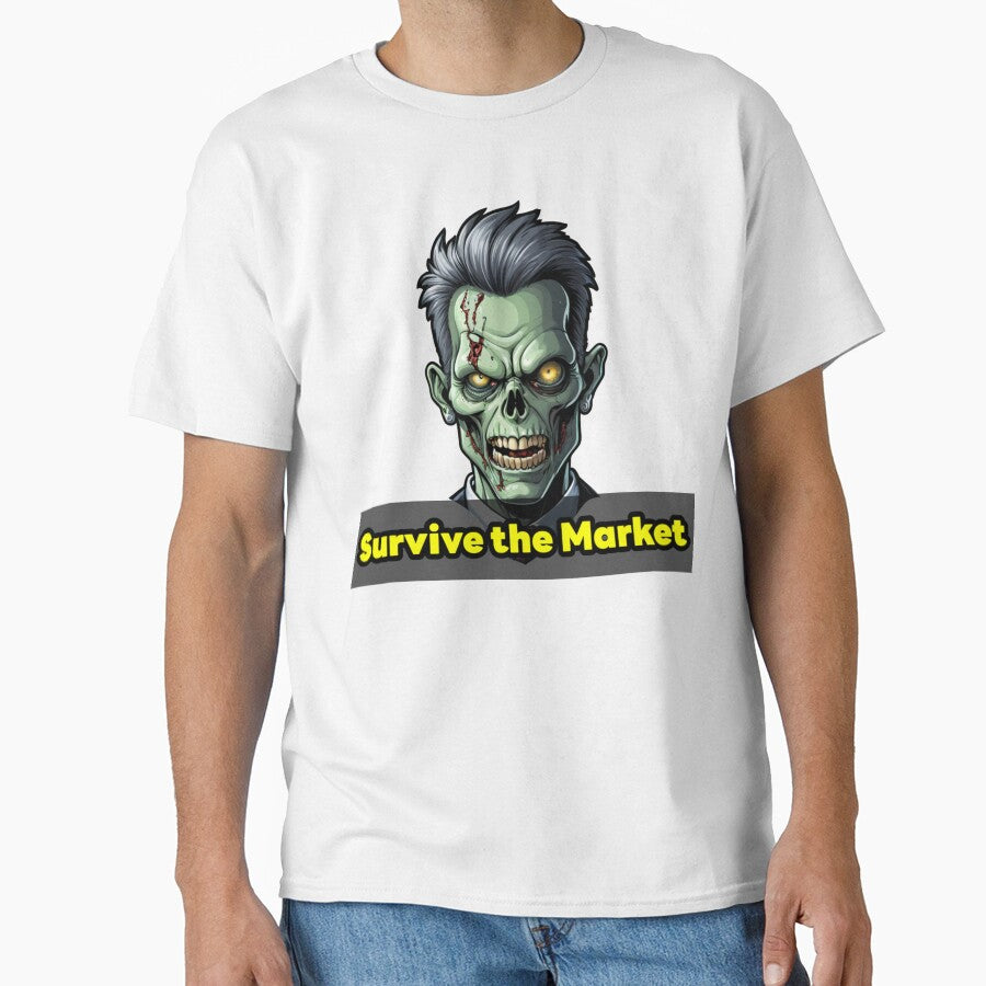 Zombie in suit - Survive the market by N2ODesign T-Shirts, Hoodie, Sweatshirt | BlankRebels.com (Image 1)