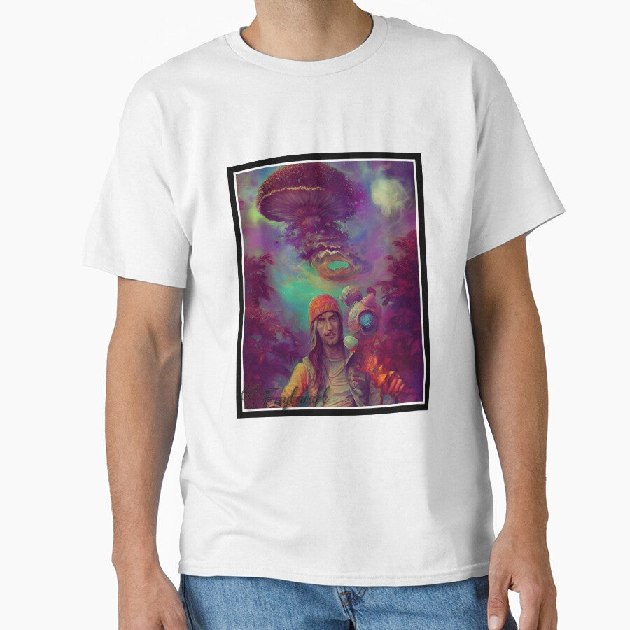 Hippie man vibin by Faytaiart T-Shirts, Hoodie, Sweatshirt | BlankRebels.com (Image 1)