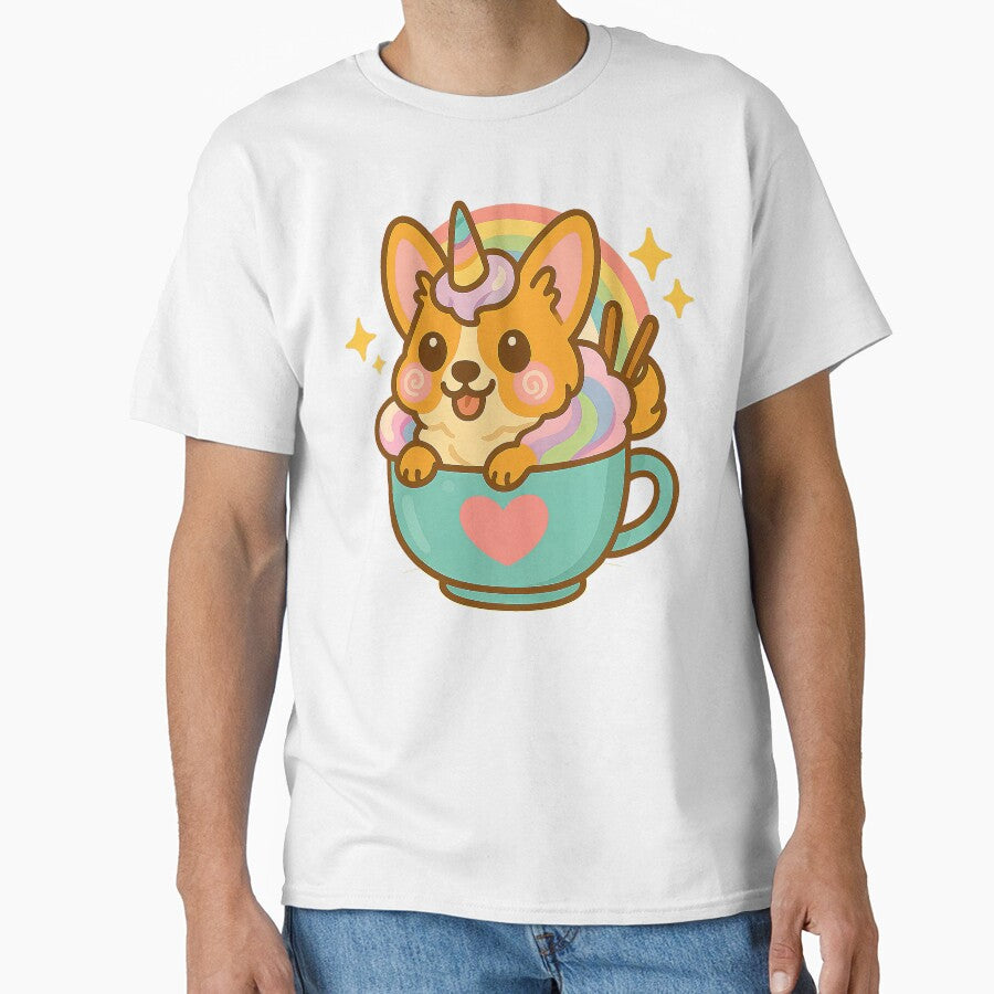 Cute Kawaii Corgi, Ramen Bowl Corgi, Kawaii Corgi by graphic-genie T-Shirts, Hoodie, Sweatshirt | BlankRebels.com (Image 1)