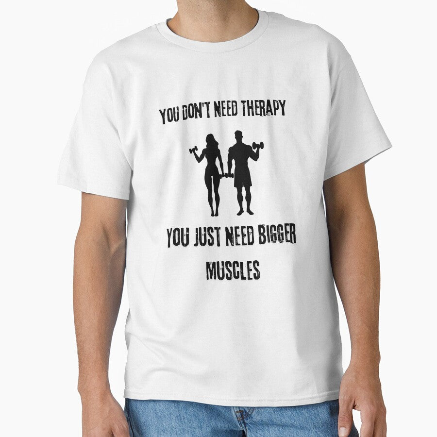 Funny Gym Quote Bigger Muscles Motivation t-shirt by NOUR1DESIGNS Hoodie, Sweatshirt | BlankRebels.com (Image 1)