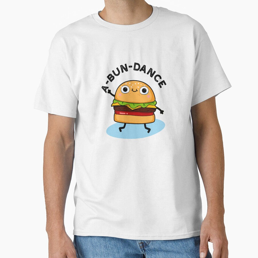 A-bun-dance Funny Dancing Burger Puns by punnybone T-Shirts, Hoodie, Sweatshirt | BlankRebels.com (Image 1)