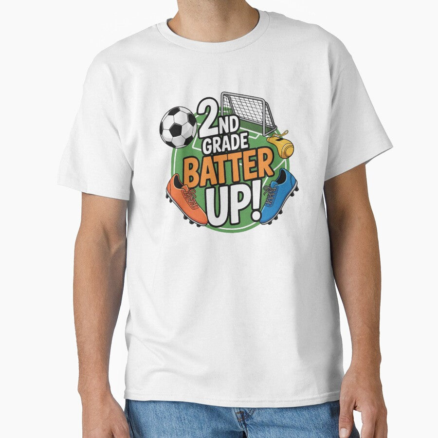 2nd Grade Batter Up Soccer Back To School by PietrzakDesign