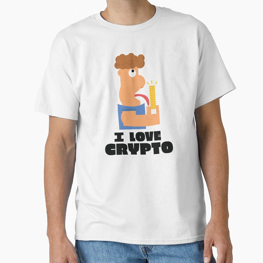 I lick crypto I love cryptocurreny meme alt coin funny art design doge shib elon by doseofwin T-Shirts, Hoodie,... (Image 1)