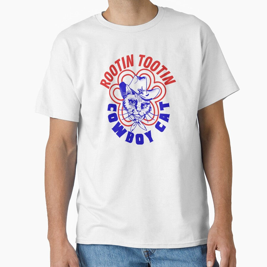 Rootin Tootin Cowboy Cat by Ahmed Hussain T-Shirts, Hoodie, Sweatshirt | BlankRebels.com (Image 1)