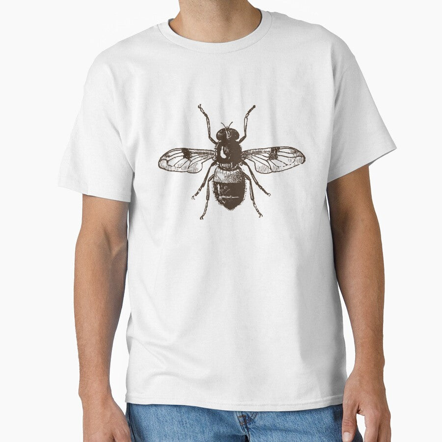 Vintage bee dark academia brown and cream by neopop T-Shirts, Hoodie, Sweatshirt | BlankRebels.com (Image 1)