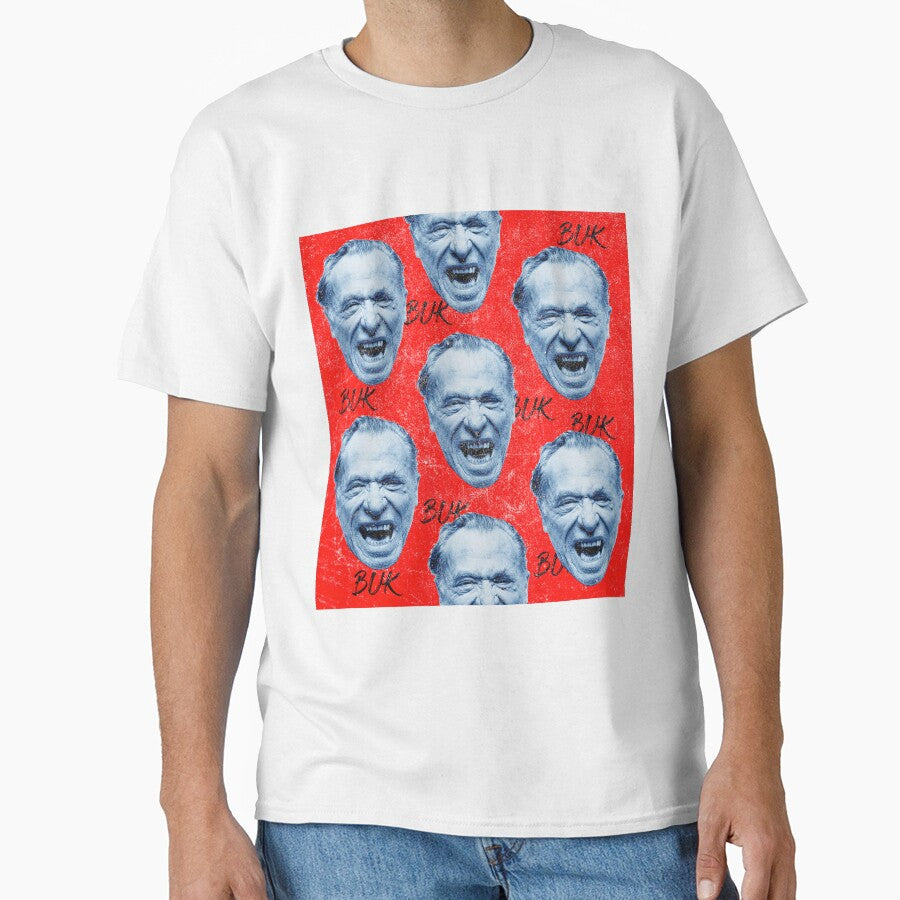 Bukowski pop art by Domi-llustra T-Shirts, Hoodie, Sweatshirt | BlankRebels.com (Image 1)
