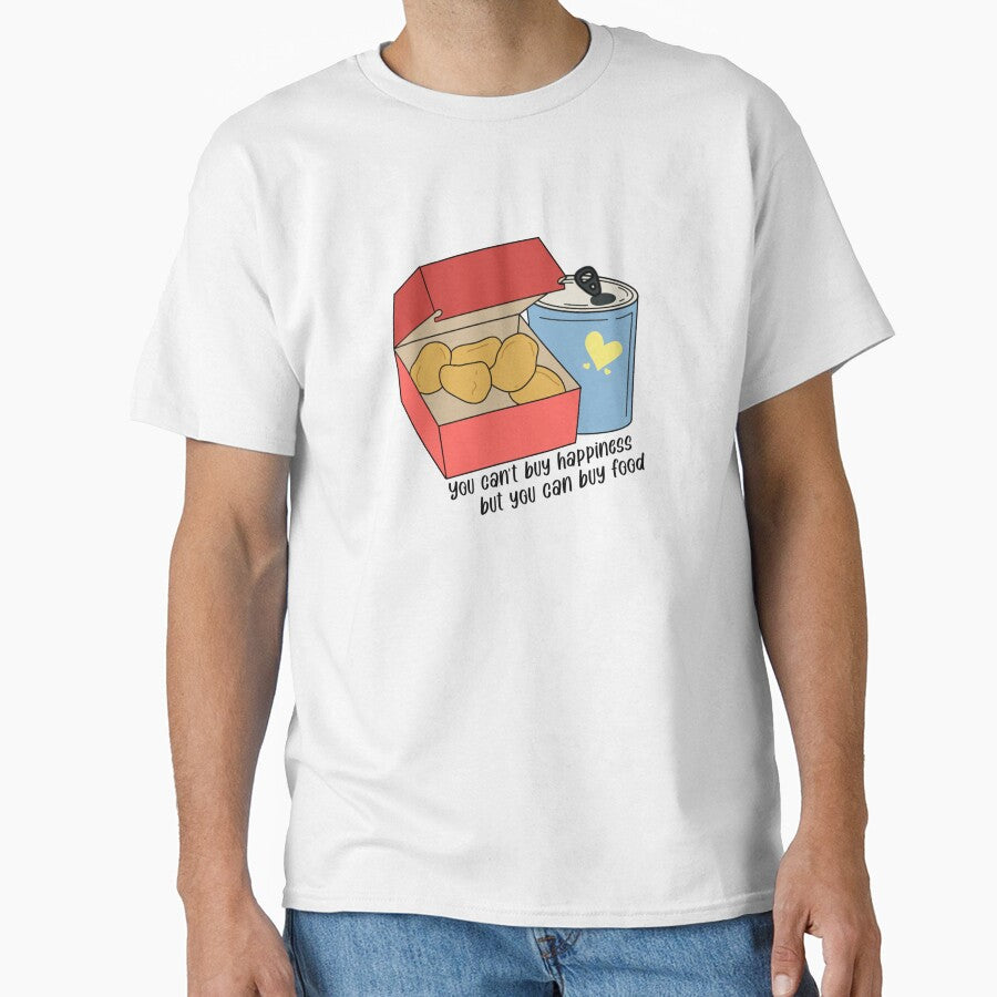Food = happiness by designbybonnie T-Shirts, Hoodie, Sweatshirt | BlankRebels.com (Image 1)