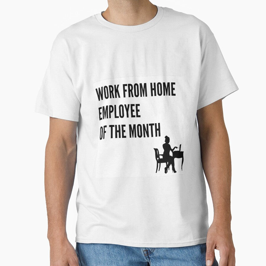 Work From Home Employee Of The Month (female) by Dinoroarrr T-Shirts, Hoodie, Sweatshirt | BlankRebels.com (Image 1)