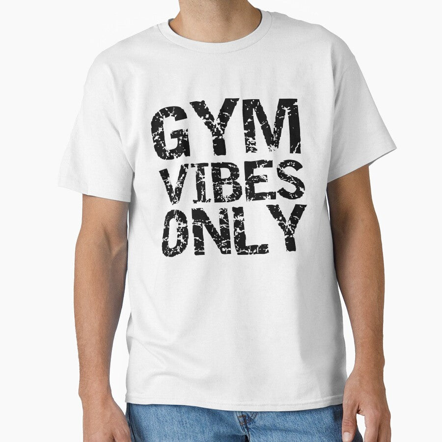 Funny Gym Vibes Only Funny Workout Quote by TNDesignStudio T-Shirts, Hoodie, Sweatshirt | BlankRebels.com (Image 1)