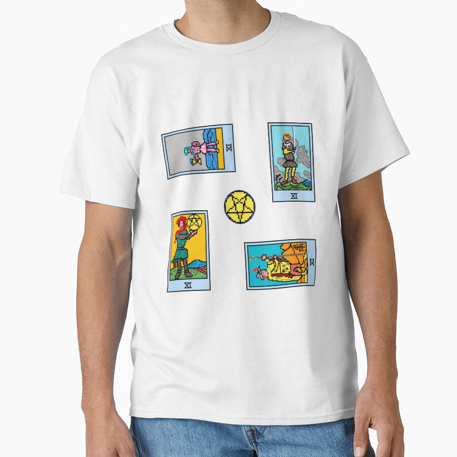 Pixel Waite Tarot Minor Arcana Court Cards Page - 84th Sticker Pack and Magnets by Pixel Waite T-Shirts,... (Image 1)