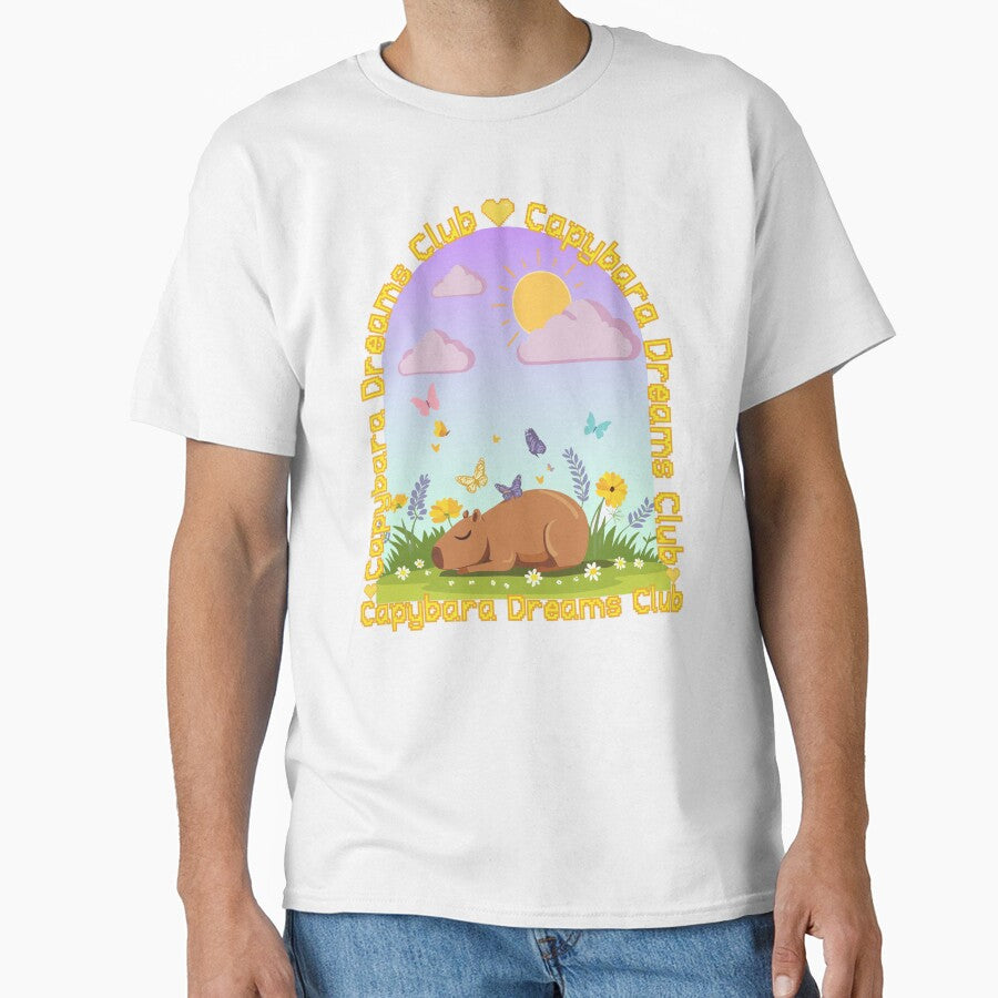 Capybara Dreams Club by Shloo T-Shirts, Hoodie, Sweatshirt | BlankRebels.com (Image 1)