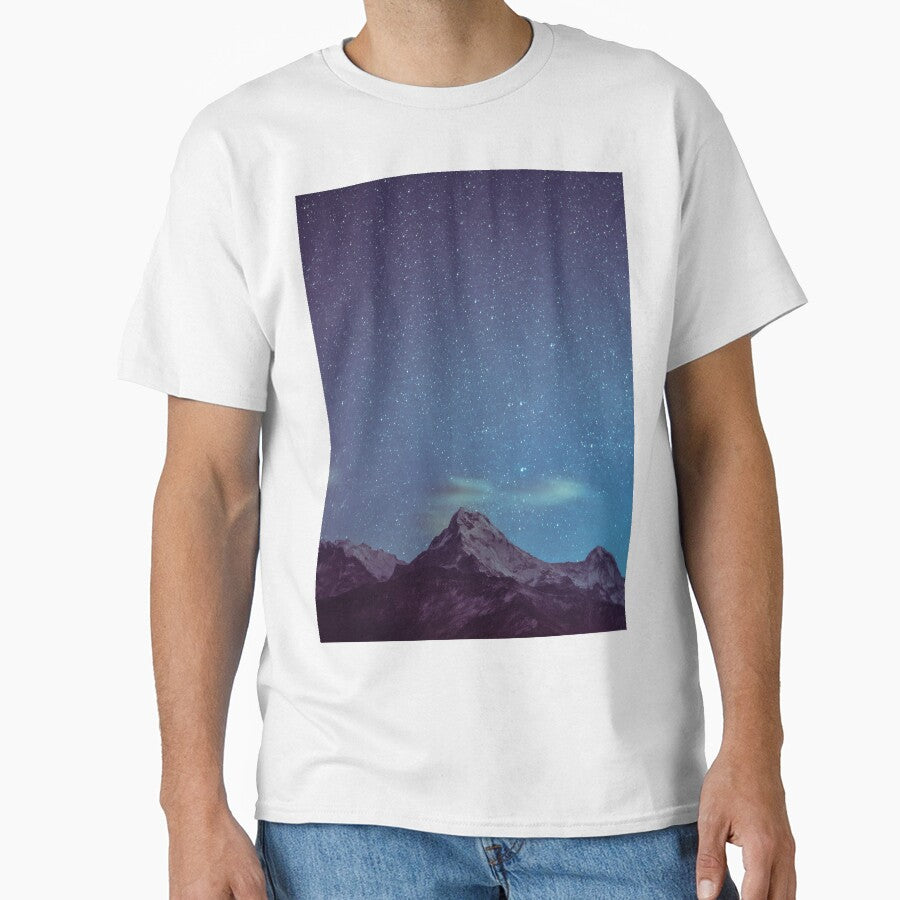 Blue Mountain Star Galaxy by newburyboutique T-Shirts, Hoodie, Sweatshirt | BlankRebels.com (Image 1)