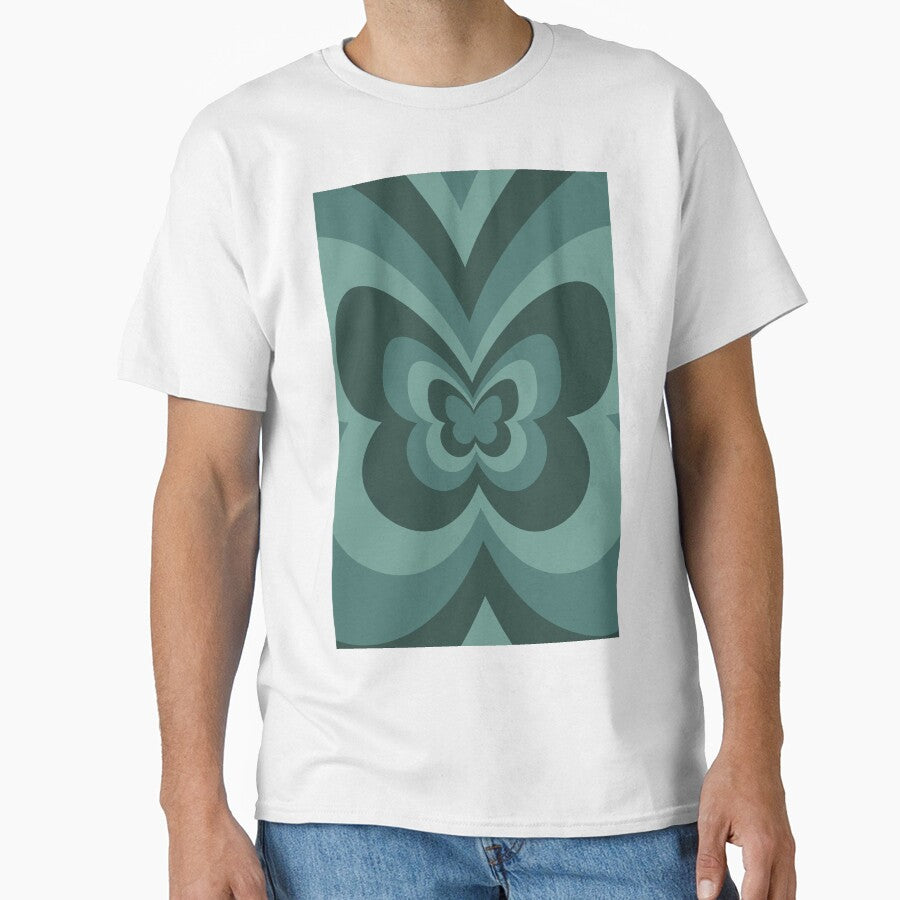 Dark Green Butterfly Aesthetic by LinDraws T-Shirts, Hoodie, Sweatshirt | BlankRebels.com (Image 1)