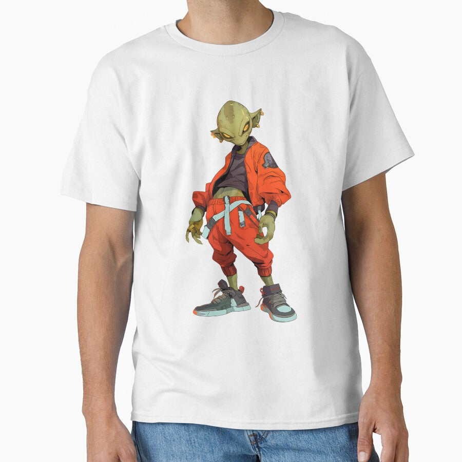 Streetwear Edgy Alien by bapupa T-Shirts, Hoodie, Sweatshirt | BlankRebels.com (Image 1)