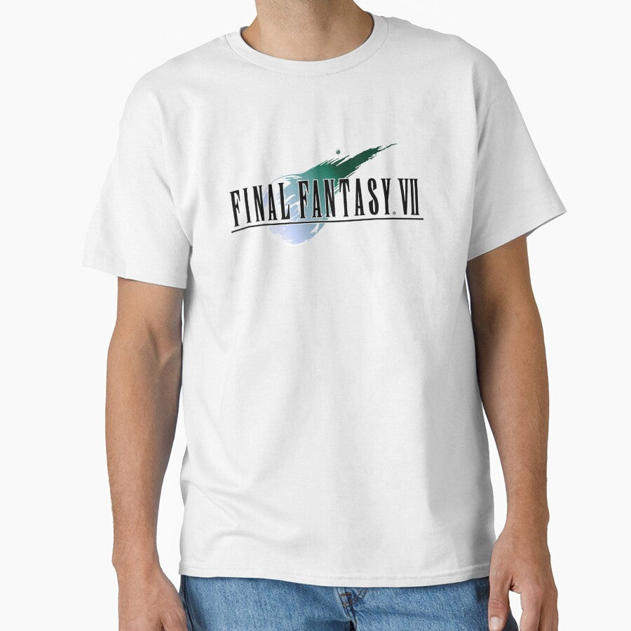 Final Fantasy 7 Classic Logo by Pugweenee T-Shirts, Hoodie, Sweatshirt | BlankRebels.com (Image 1)